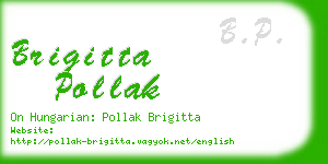 brigitta pollak business card